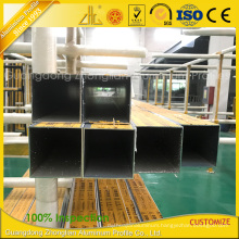 100*100mm Aluminium Square Tube for Windows and Doors